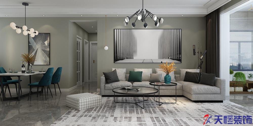 洛陽裝修案例路勁御城-現代