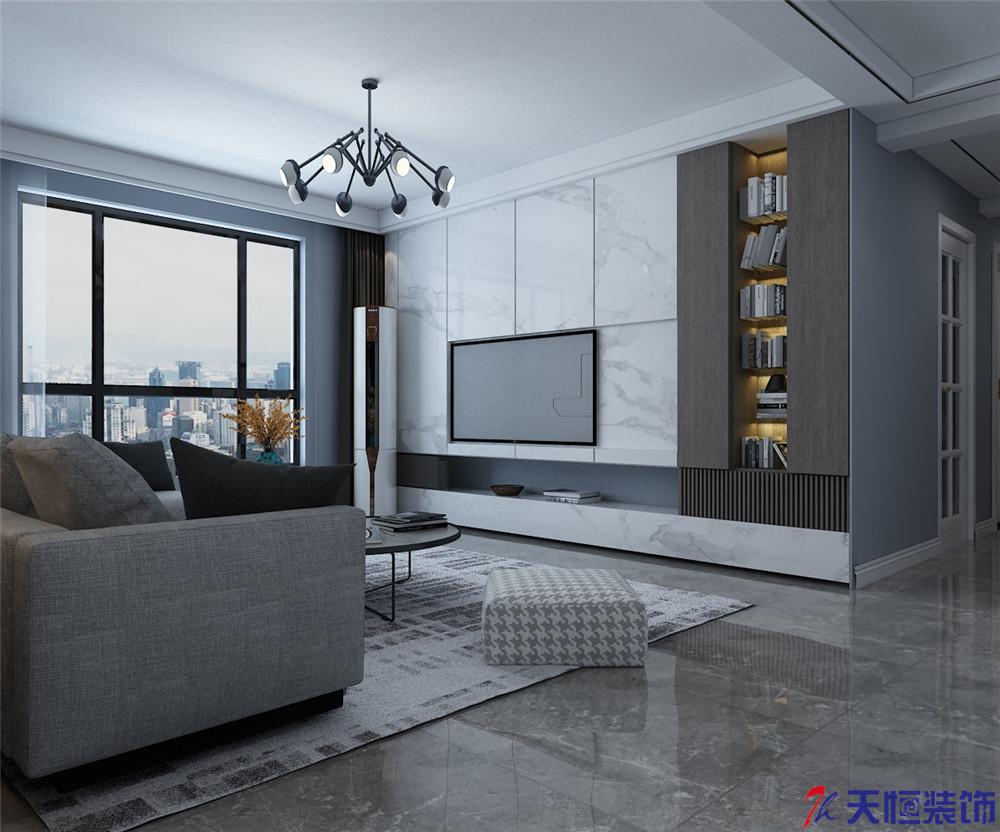 洛陽裝修案例升龍廣場-現代